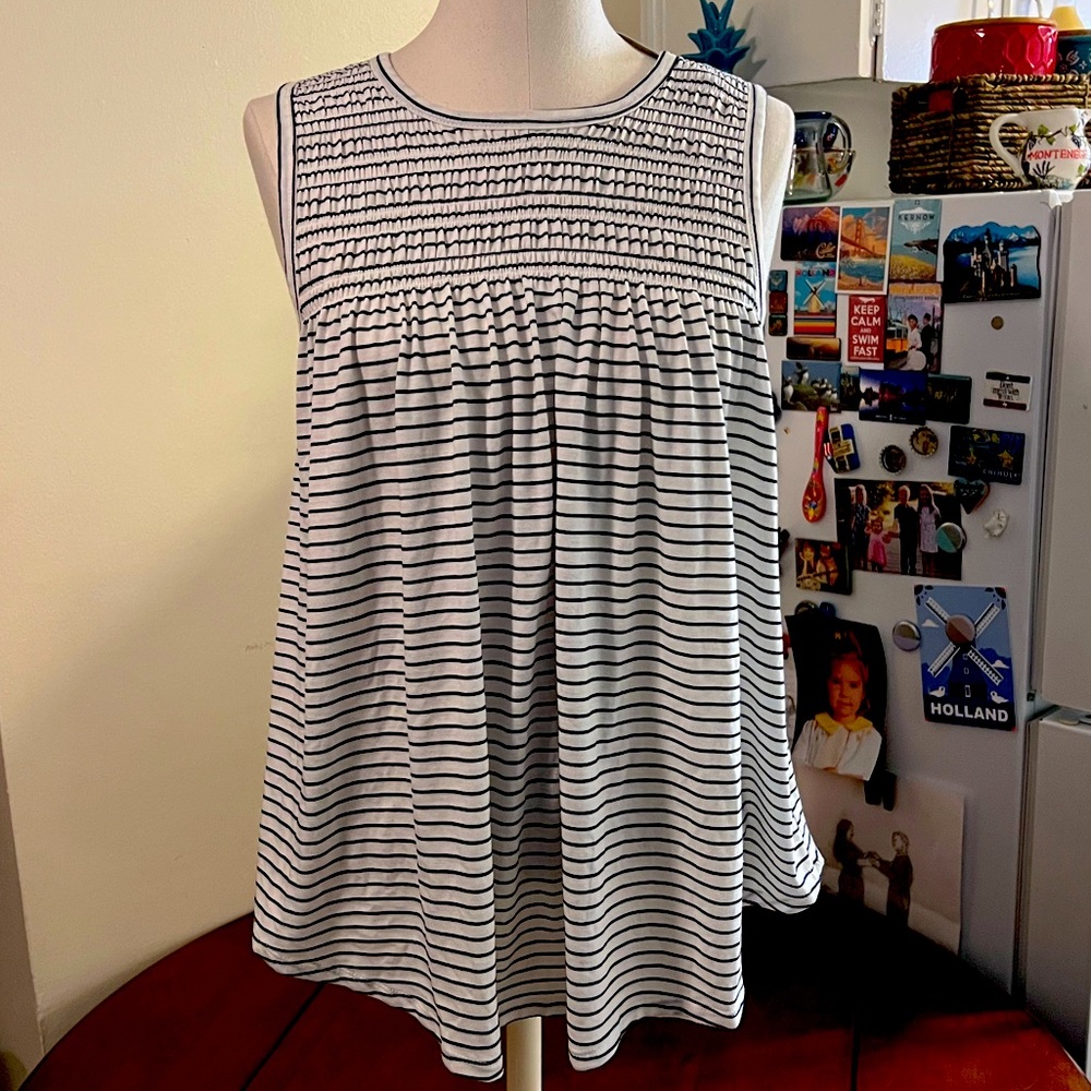 Lone + Lux Swing Top with Smocked top
